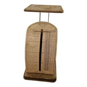 Antique National Postal scale Pelouze Mfg. Co.Chicago Patented 1886 - 1903